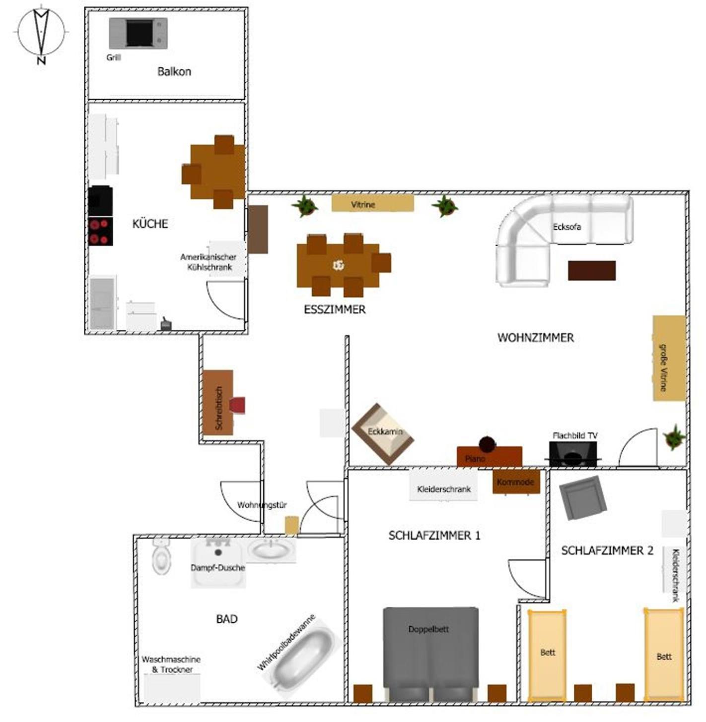 Komfort Ferienwohnung Biene Саарбрюкен Екстер'єр фото